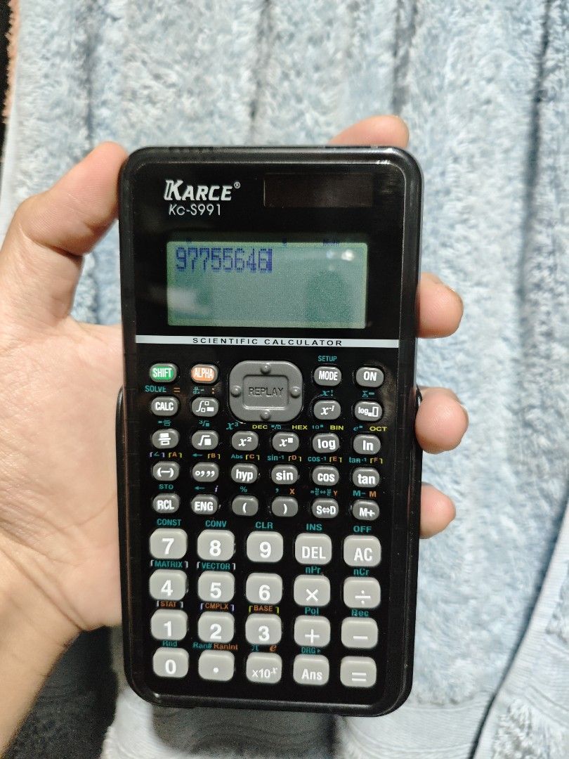 casio fx 570 es plus & karce kcs 991 (Category: Office & Business Technology) located in Manila. Submitted by sirknight18 (Listing ID 1391200453, Image 2). Description: selling sci cals, all functions working casio fx 570 es plus - 750 sharp el 531th (with box) - 500 karce kcs 991 - 800 SOLD !!! test to sawa meet up qc/munti or lalamove (sf is yours).