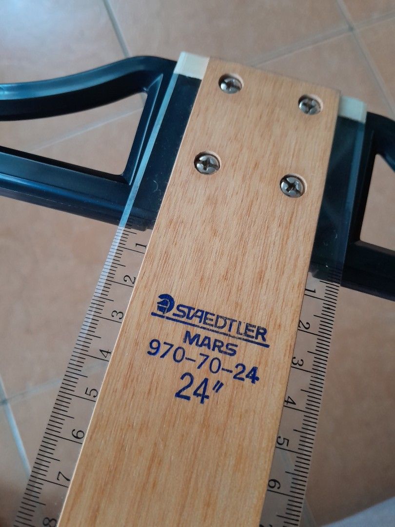 STAEDTLER 24" T-SQUARE (Category: Stationery & School Supplies) located in Quezon City. Submitted by patricia19leones (Listing ID 1391187141, Image 3). Description: STAEDTLER T-SQUARE 24" IN VERY GOOD CONDITON WITH ORIGINAL BAG (ISSUE: NATANGGAL STRAPS) ++PRICE NEGOTIABLE RFS: NAKATAMBAK LANG AND WITH SPARE T-SQUARE #ENGINEERING #TSQUARE #TSQUARE #STAEDTLER.