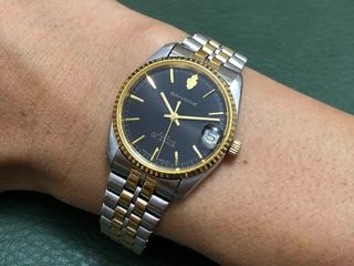 SWISS SANDOZ 山度士 黑色叻架面 金鋼 2824 鎖霸 自動上鏈 BOY SIZE 手錶 30.5MM 男女適宜64198186871169110