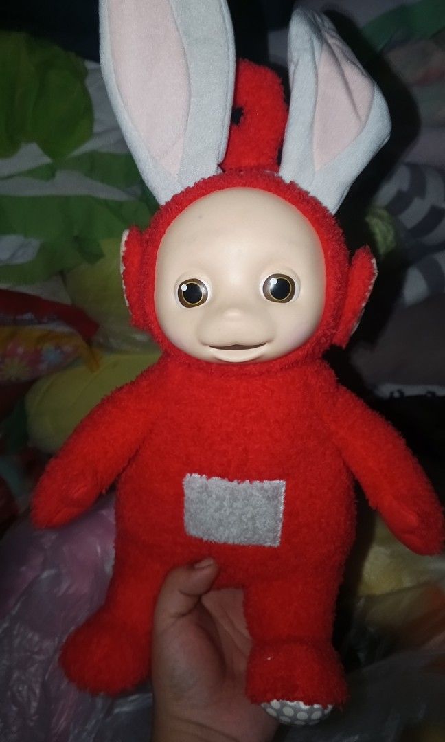 Teletubbies Bunny Ears Big Plush "Po" (Category: Plushies & Soft Toys) located in Mamburao. Submitted by rogerhabbitz (Listing ID 1391342840, Image 1). Description: No Scratches on Face.