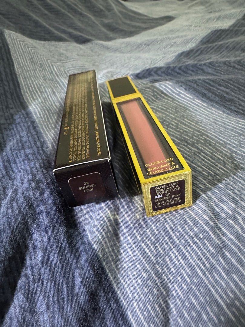 TOMFORD LIPGLOSS 22 SUNRISE PINK (Category: Makeup) located in Caloocan City. Submitted by beaaliimm (Listing ID 1391305850, Image 2). Description: USED 1-2times only.