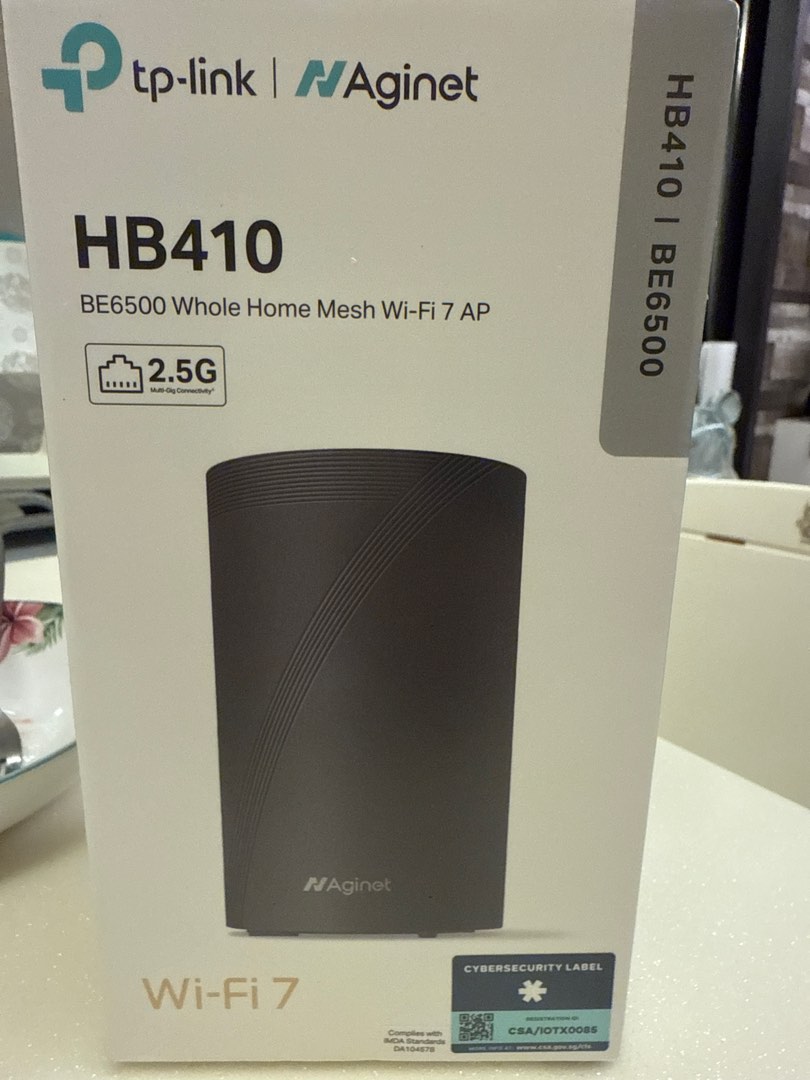 TP-Link HB410 BE6500 Whole Home Mesh Wi-Fi 7 AP, Computers & Tech ...