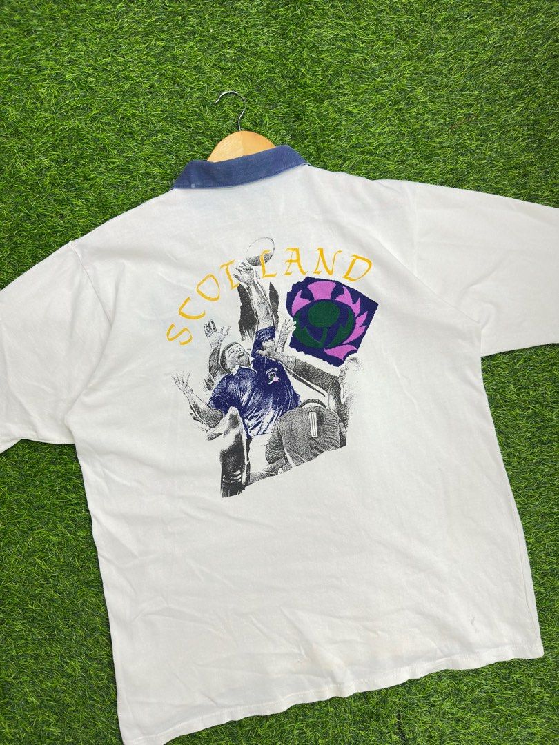 UMBRO SCOTLAND RUGBY SHIRT VINTAGE NIKE ADIDAS VANS XLARGE CALVIN KLEIN umbro-scotland-rugby-shirt-vintage-nike-adidas-vans-xlarge-calvin-klein