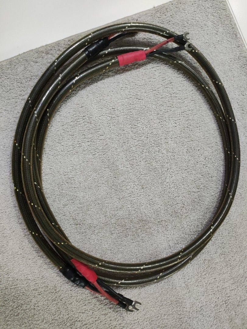 Wireworld eclipse speaker cable (Category: Other Audio Equipment) located in Singapore. Submitted by kopisee (Listing ID 1374735943, Image 1). Description: Wireworld eclipse speaker cable Spade lug, 2.5m / 8ft Thank you for viewing.