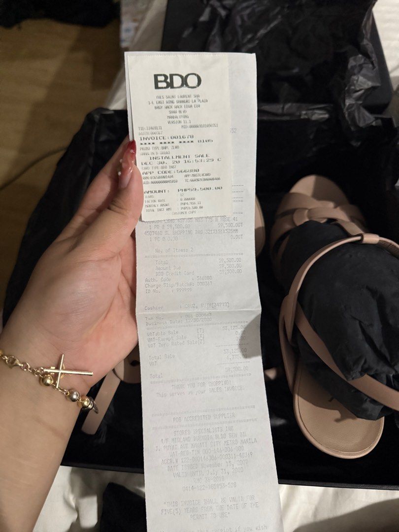 YSL Tribute Co 75 Sandal - Nude (Category: Heels) located in Quezon City. Submitted by lalinis (Listing ID 1391294174, Image 3). Description: For Sale - YSL Tribute Co 75 Sandal Size: 41 (Fits size 9 US) Selling low, retail price now is 65k-72k With original receipt.