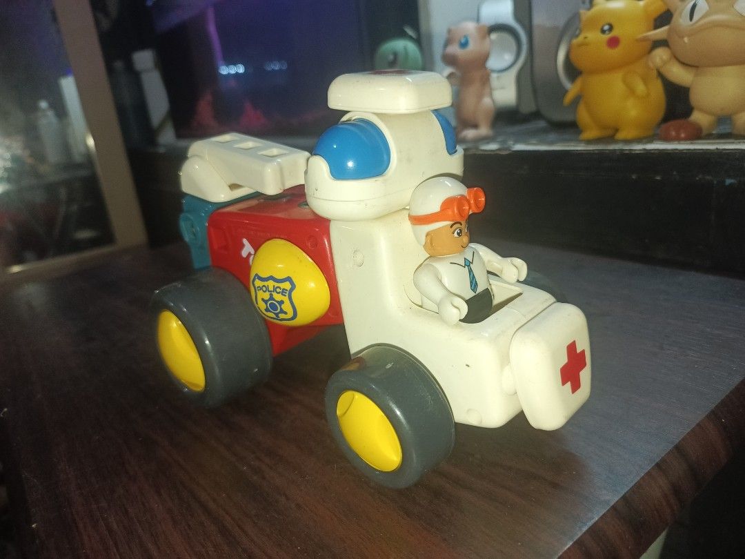 1995 Tomy Big Fun Motor blocks (Category: Kids Toys) located in Pasig City. Submitted by randomstuffs23 (Listing ID 1391404934, Image 1). Description: Missing na yung ibang parts as is Lalamove or pick up.