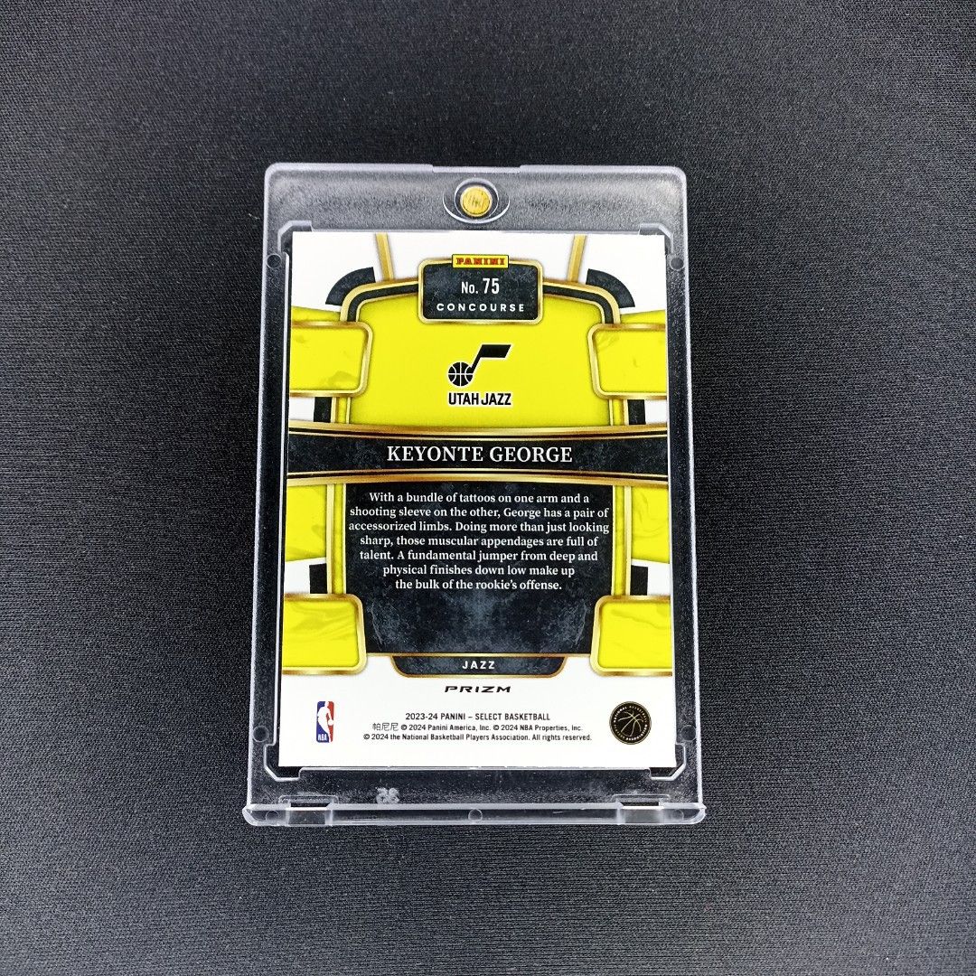 2023-24 NBA Card Keyonte George Select Concourse Tectonic RC, Hobbies ...