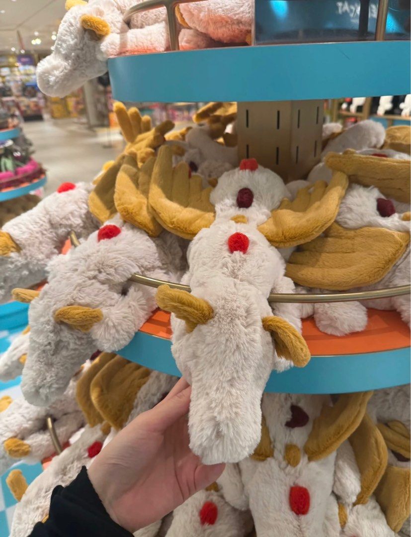 ジェリーキャット Opalite Dragon ロンドン限定 新品 英國限定】 jELLYCAT x Selfridges 限定Opalite Dragon, 興趣及