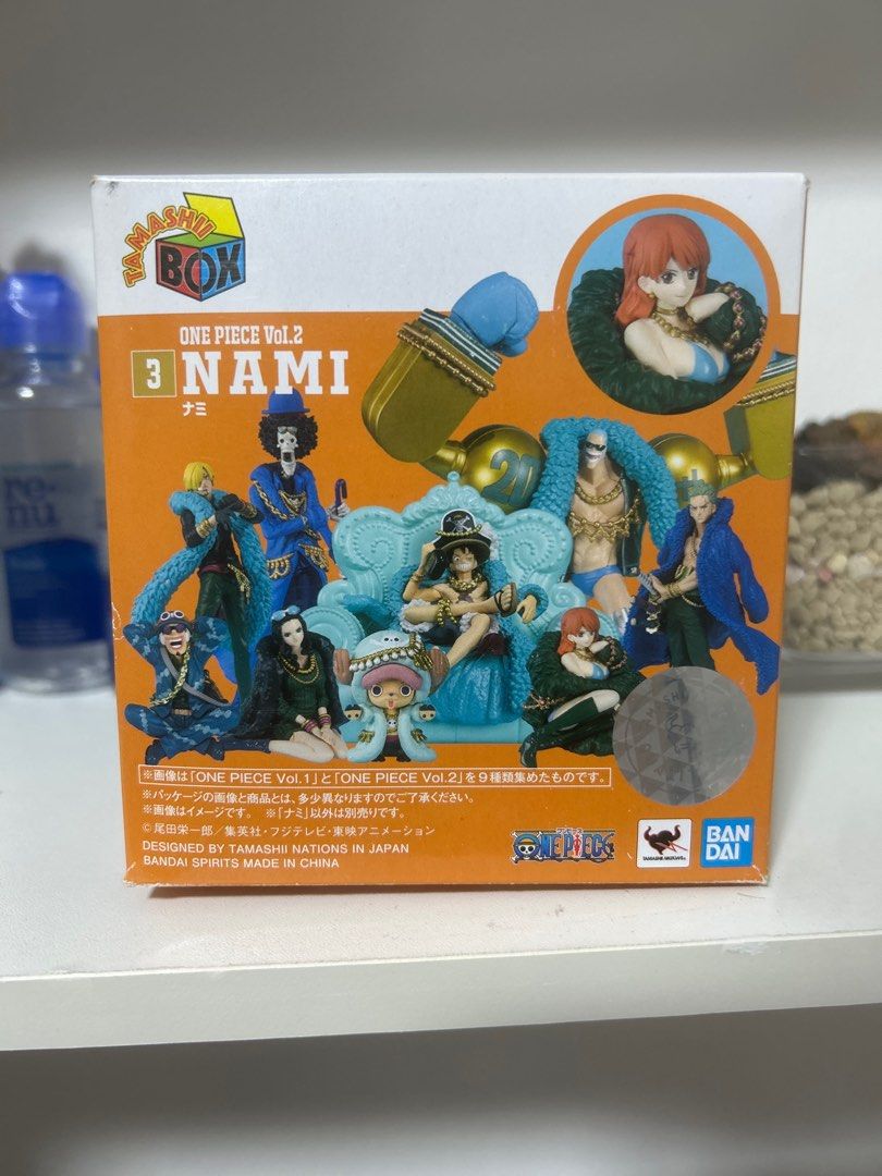Bandai Tamashii Box One Piece Vol.2 Nami Figure (Category: Toy Figures) located in Singapore. Submitted by h0wh0w (Listing ID 1391499533, Image 2). Description: - Brand new - From Bandai Tamashii Box One Piece Vol.2. - Features Nami in a unique pose. - Perfect for One Piece collectors. - Accidentally brought a extra one .