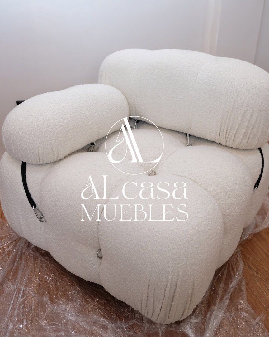 BOUCLE CUMULUS AVIRA SOFA CLOUD CAMALEONDA MODULAR COUCH (Category: Sofas) located in Makati City. Submitted by alcasamuebles (Listing ID 1391505700, Image 2). Description: ACTUAL WORK CUMULUS AVIRA SOFA CLOUD CAMALEONDA MODULAR COUCH Made To Order High Quality Fabric Options: - Premium Boucle - Velvet - Leather - Canvas PREMIUM FABRICS AVAILABLE SOLD PER MODULE / SEATER Each comes with removable backrest & armrest Modular & Flexible sofa! Dimens
