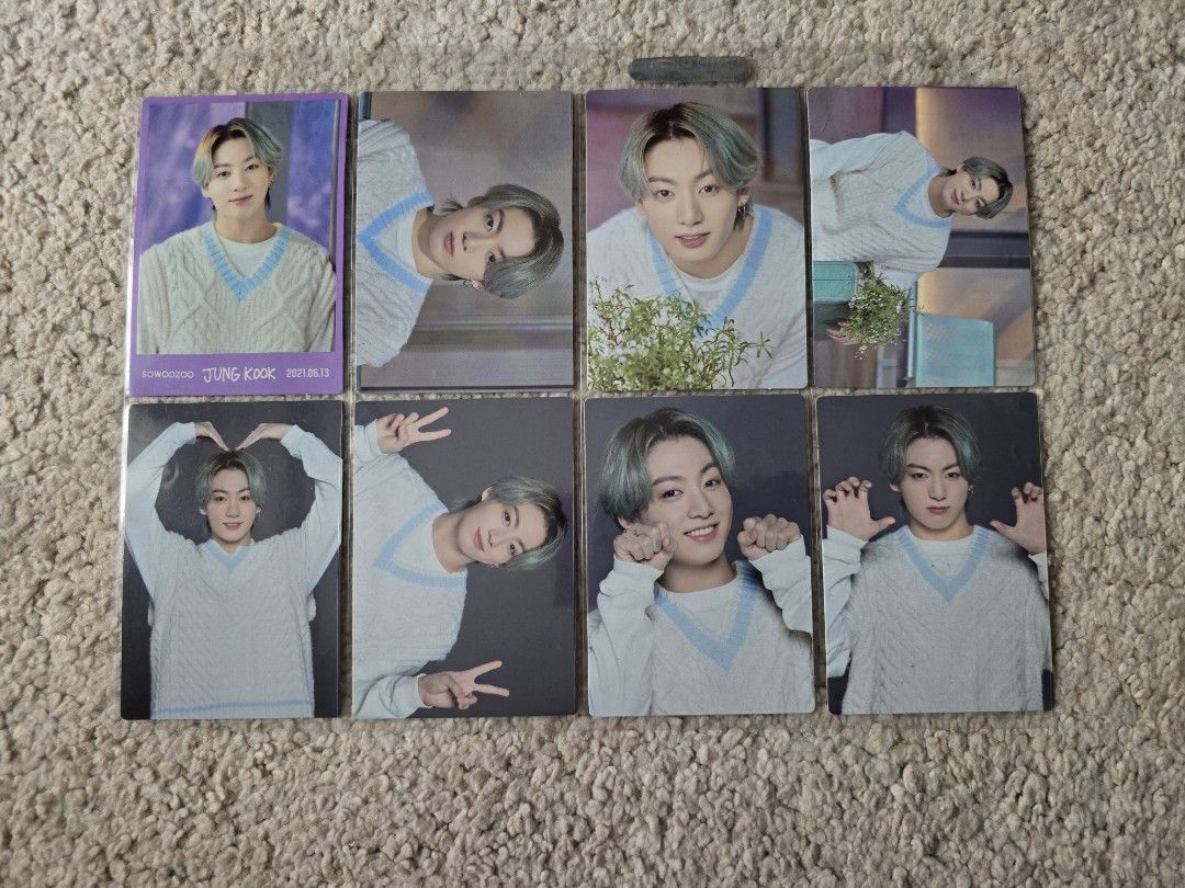 bts jungkook sowoozoo tour mini pc complete set (Category: K-Wave Merchandise) located in Paranaque City. Submitted by chocobanker (Listing ID 1391400038, Image 1). Description: condi: 9.5/10 - selling as a complete set, NO TINGI - j&t or sdd - bpi, bdo, gcash, maya loc: parañaque all proofs possible price is fixed unless you're buying multiple items from me.