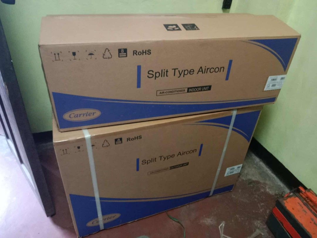 CARRIER AURA INVERTER SPLIT TYPE AIRCON (Category: Air Conditioning and Heating) located in Quezon City. Submitted by airconph. (Listing ID 1391489975, Image 3). Description: ❗CARRIER AURA INVERTER❗ ✅Brand New Split Type Aircon with High-CSPF for energy-savings. MODEL: ▪️FP-53CEP009-308 - 1.0HP ▪️FP-53CEP012-308 - 1.5HP ▪️FP-53CEP018-308 - 2.0HP ▪️FP-53CEP024-308 -2.5HP PROMO: ➡️FREE 10FT. INSTALLATION ➡️FREE CIRCUIT BREAKER ➡️FREE DELIVERY (near