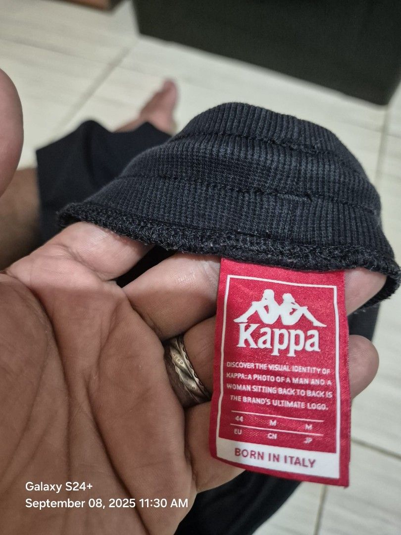 cotton (Category: Joggers) located in Kalibo. Submitted by benjieraym.665 (Listing ID 1391448279, Image 3). Description: FS kappa jogger pants.., item in very good condition.. 10:10 po colorrate at no issue po...