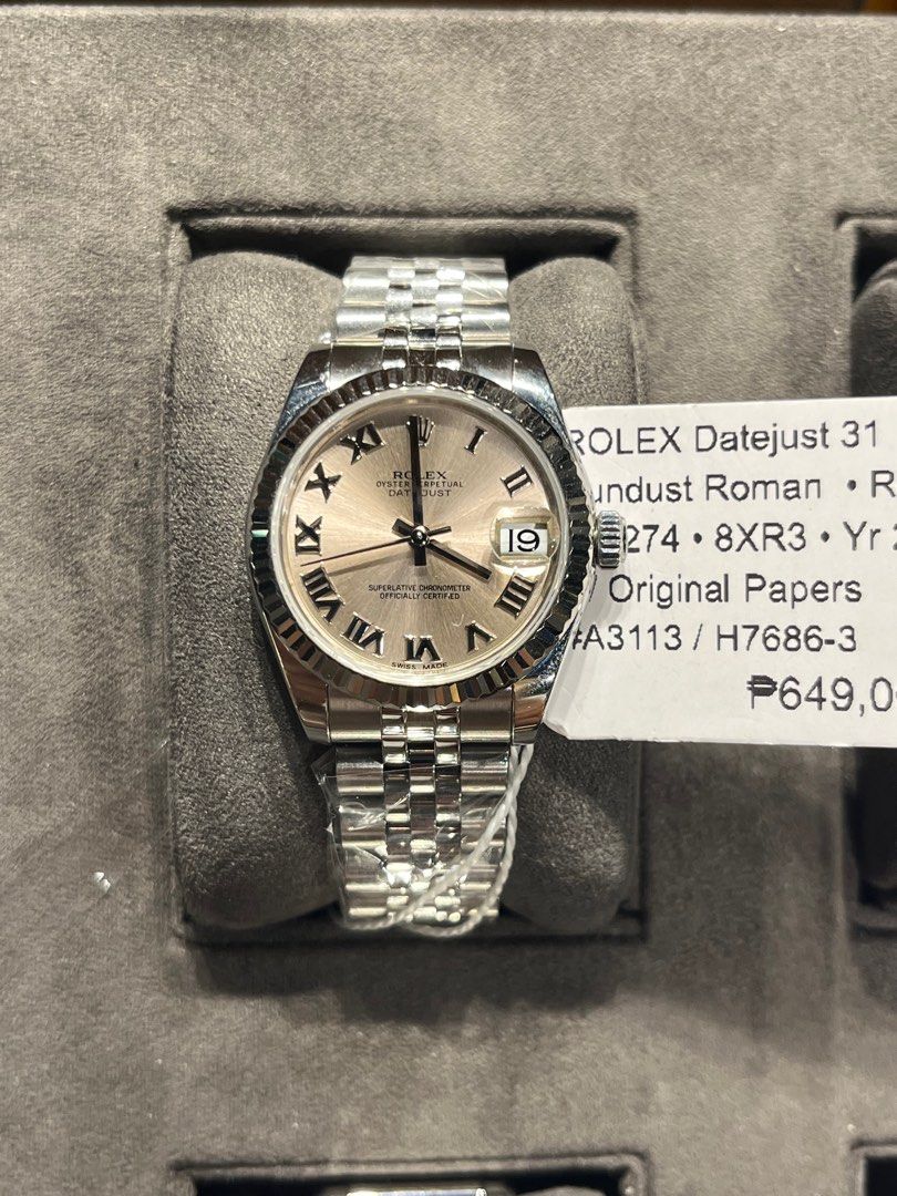 Datejust 31mm (Category: Luxury Watches) located in Marikina City. Submitted by yaniyanyan (Listing ID 1391429782, Image 2). Description: For details please shoot a message .