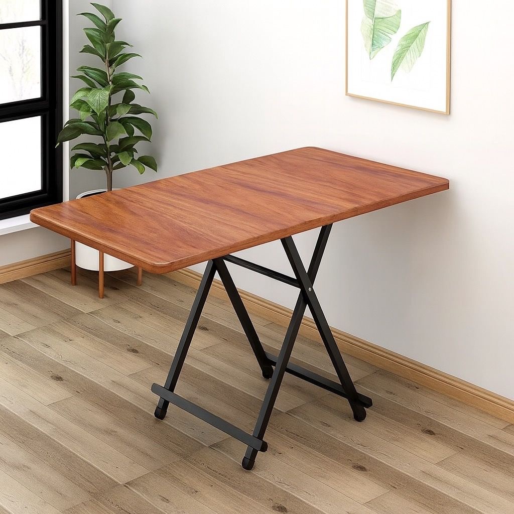 Foldable Dining Table | X Frame Folding Dining Table | Kitchen Space ...