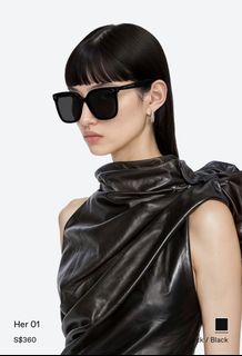 極美品】GENTLE MONSTER Heizer 01 ブラック Gentle Monster Heizer 01