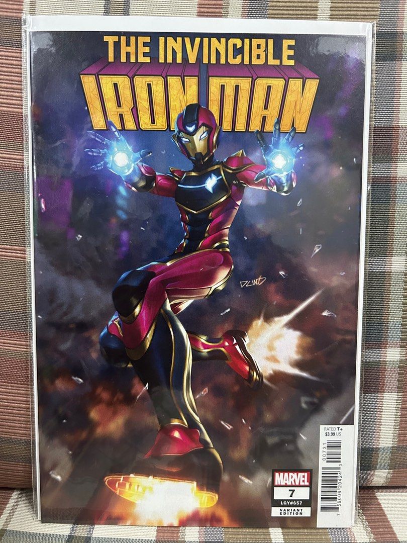 Invincible Iron Man #7 Derrick Chew variant (Category: Comics & Manga) located in Quezon City. Submitted by andrewbernardo95 (Listing ID 1391455961, Image 1). Description: Invincible Iron Man #7 Derrick Chew variant Iron Heart cover Selling for P320 NM condition Preferred meet-ups in Fairview area, but it can be discussed. Shipping through Lalamove, Grab, Gogoxpress MOP: BDO, BPI, Gcash PM me for any questions and additional pics Cross posted in 