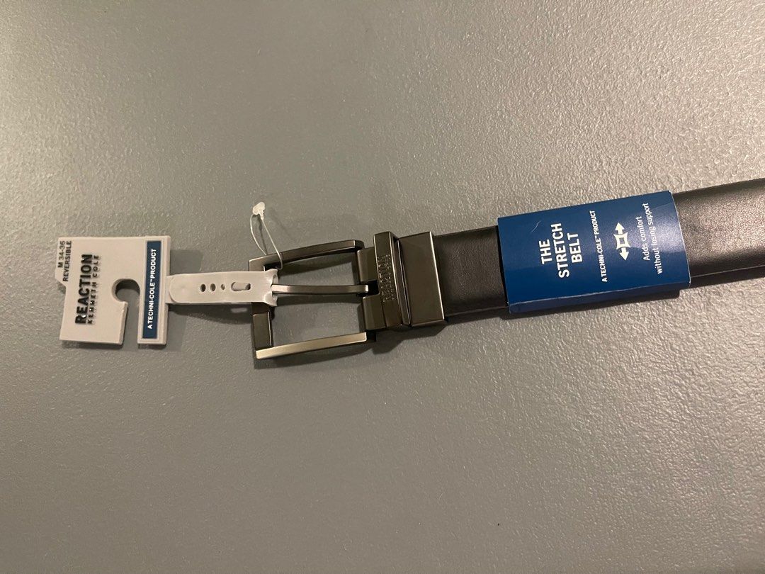 Kenneth Cole Reversible Belt (Brandnew) (Category: Belts) located in Makati City. Submitted by jp_finds (Listing ID 1391476103, Image 1). Description: Kenneth Cole Reversible Black and Brown 34-36 (Stretchable) Brandnew Galing Germany .