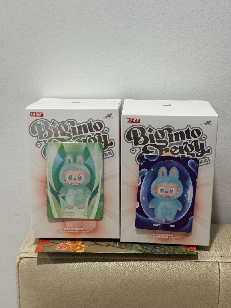 Labubu big into energy V3 Hope Serenity, Hobbies & Toys