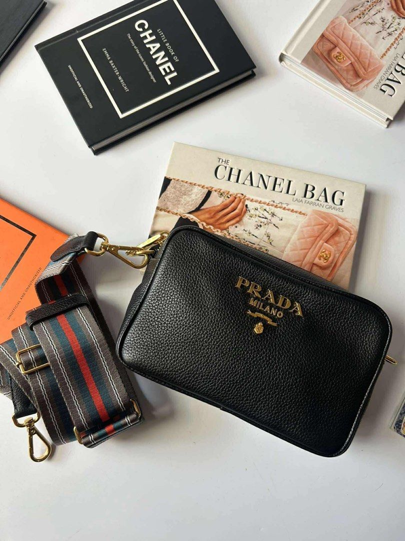 Minu Camera Bag Black (Category: Luxury Bags & Wallets) located in Quezon City. Submitted by luxuryamethystph (Listing ID 1391428916, Image 2). Description: mini camera black sling bag crossbody guitar strap Bn .