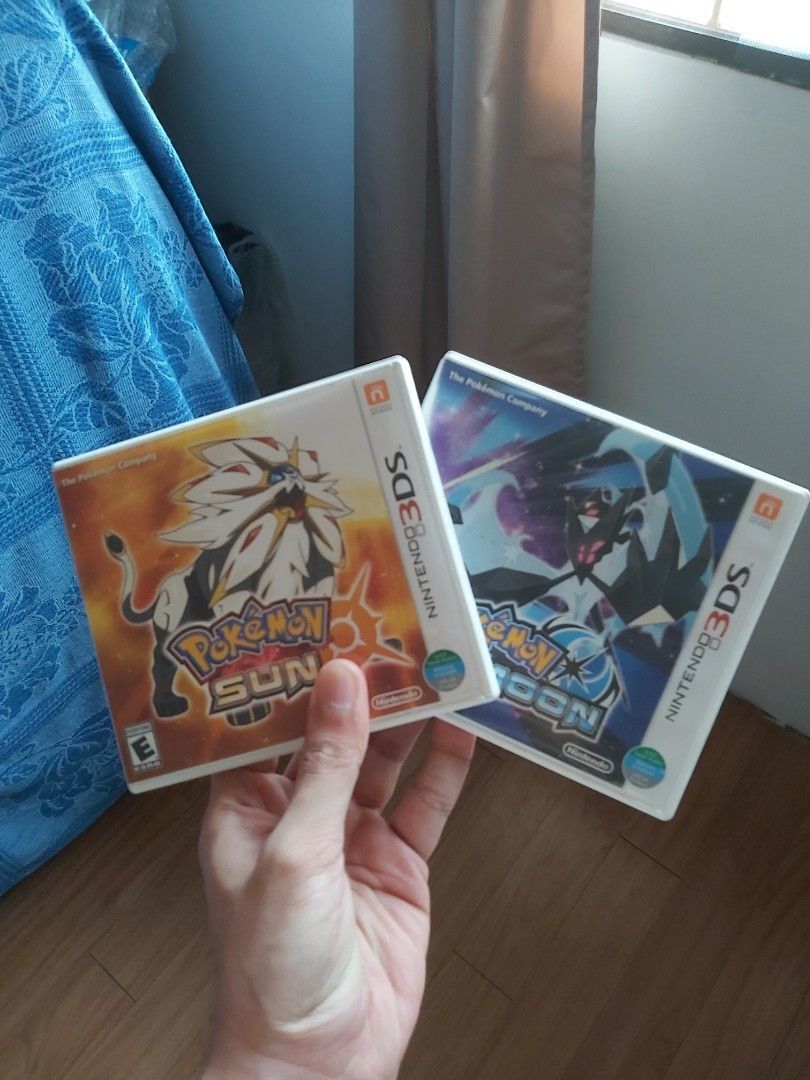 Pokemon Sun (Category: Nintendo) located in Manila. Submitted by daronandtruffles (Listing ID 1294444399, Image 1). Description: Selling my pokemon Sun collection in USA region Working pins Rfl: time to say goodbye 🧡 Modes of Payment: BPI, GCASH(+15), COD thru lalamove 🧡 Interested? Comment “mine” below! 🧡 COD, to shoulder by the buyer..