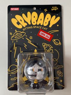 PTS Exclusive - Pop Mart Crybaby Sitting Space Cat Figure