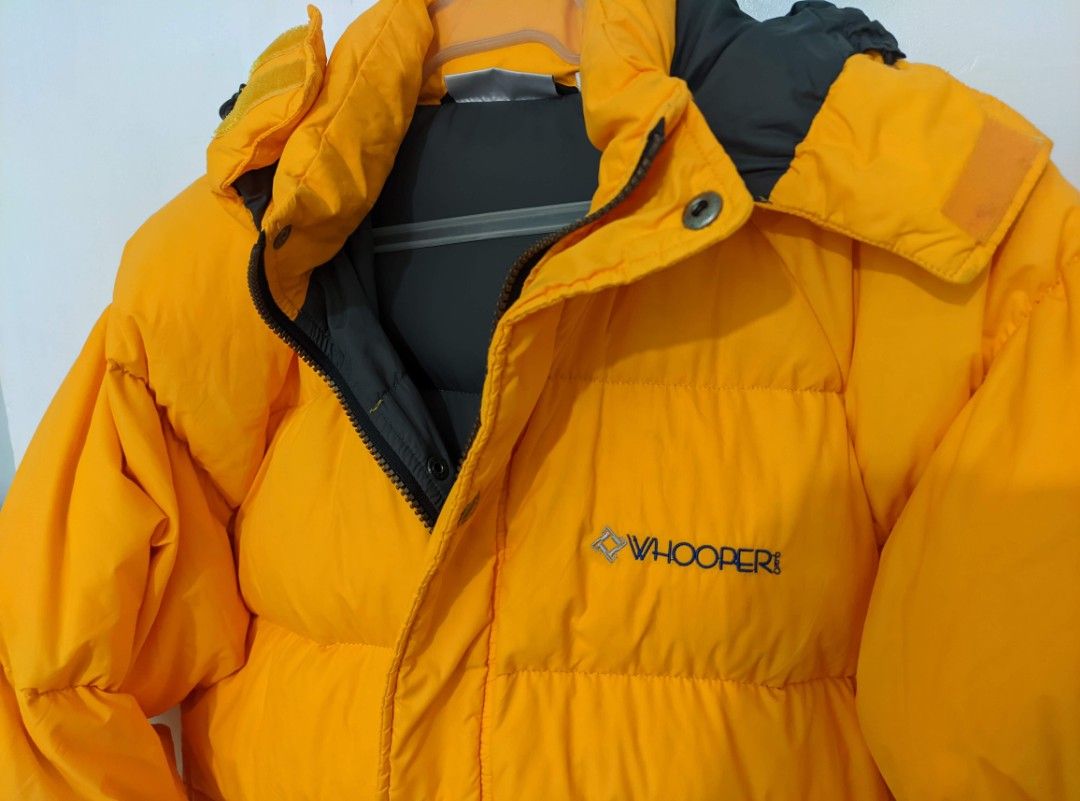 Waterproof Raincoat / Puffer Jacket / Down Jacket / Yellow, Size XS - S (Category: Coats, Jackets and Outerwear) located in Quezon City. Submitted by samotsare (Listing ID 1391474026, Image 1). Description: Puffer / Down Jacket Unisex Mustard yellow , no fading Worn only for this photo listing Size XS - S 20 inches (armpit to armpit) 25 inches (length) Wearer (last photo) is 5 feet tall, slim-bodied Pede rin sa slim guys Pertex fabric YKK zippers