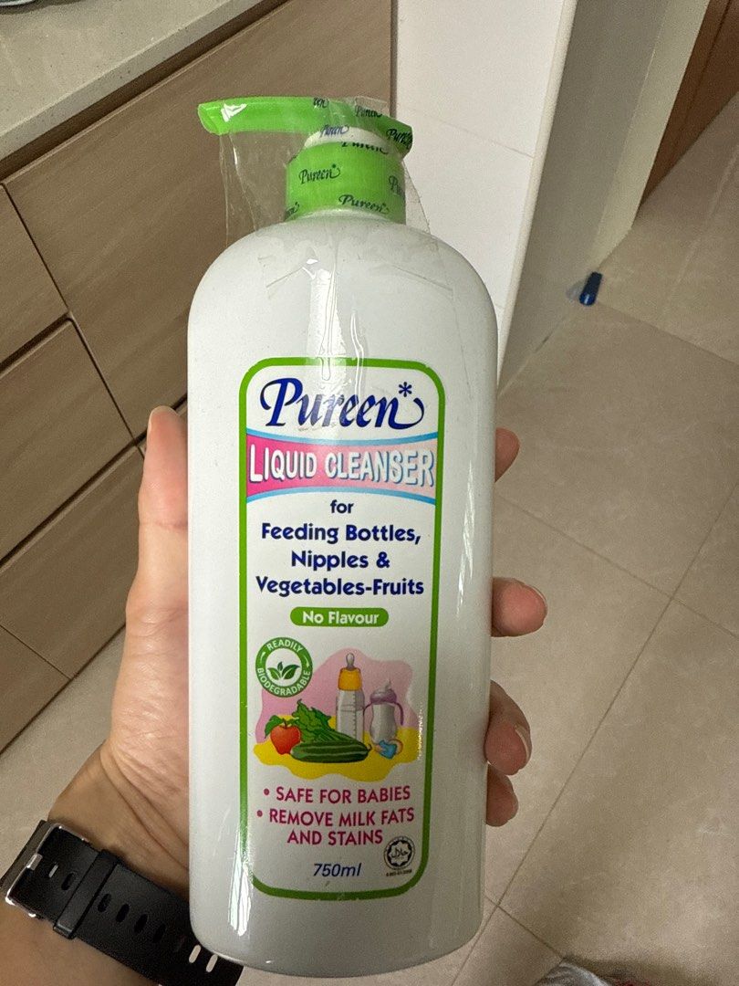 Pureen Liquid Cleanser for Feeding Bottles 750ml, Babies & Kids ...