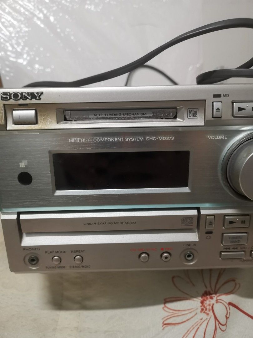 Sony Minidisc Hi-Fi Component System MHC-MD373, Audio, Soundbars ...
