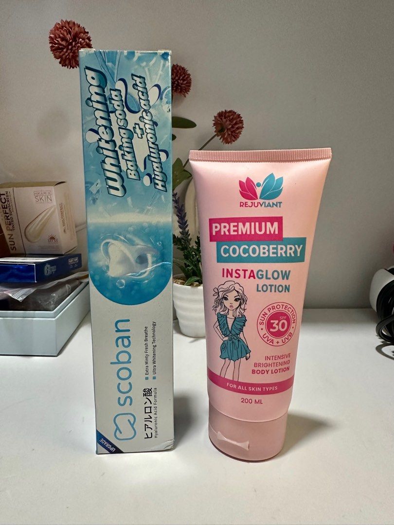 TAKE ALL 250 (Category: Sanitary Hygiene) located in Pasig City. Submitted by dai_clutter (Listing ID 1391365742, Image 1). Description: TAKE ALL PO! Mabango & malambot sa balat ang lotion used twiced (almost new) SRP 299 FREE na lang yung scoban toothpaste (new) pwede magpa discount if may iba pang kukunin :).