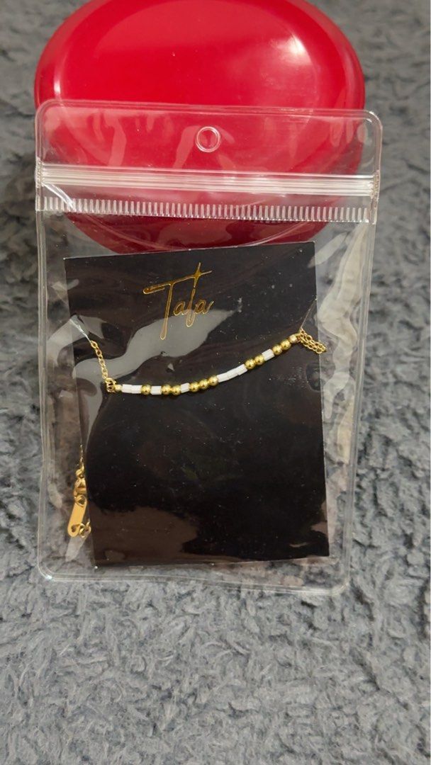 TAKE ALL!! Original Tala by Kyla jewelry (Category: Necklaces) located in Davao. Submitted by aklaire06 (Listing ID 1391506790, Image 3). Description: Got it from their LUCKY SCOOP. Originally bought it from their official online store. Never been used. Comes with the cleaning cloth and a care card. Inclusions: 3 NECKLACE 1 PAIR OF EARRING 2 ANKLET.
