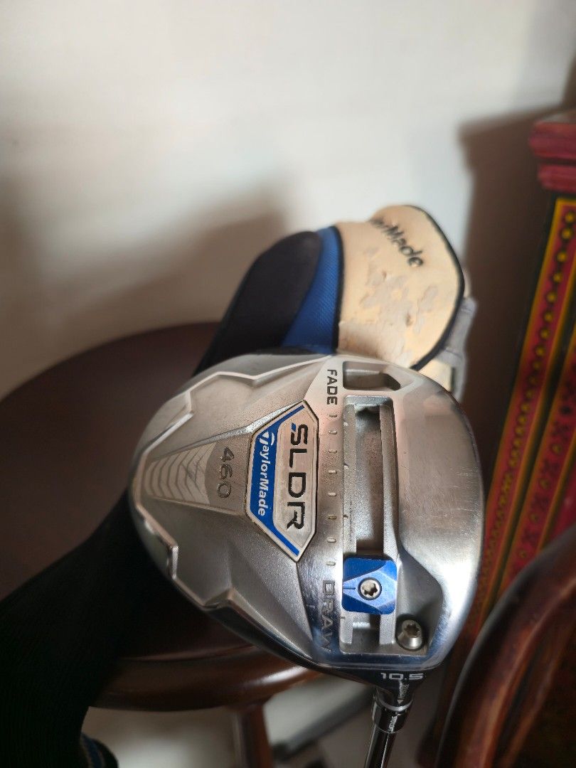 Taylor Made SLDR Driver 10.5° (Category: Golf) located in Manila. Submitted by alex.c2 (Listing ID 1391408169, Image 1). Description: FOR SALE!!! TAYLOR MADE SLDR 460 DRIVER 10.5° Used Regular Flex Mitsubishi Rayon Shaft With original cover, Taylor Made grip Has movable weight system for draw/fade adjustment Designed for low spin and high launch angle for increased distance Can do meet up at Villamor, Navy or Army Golf Clubs.