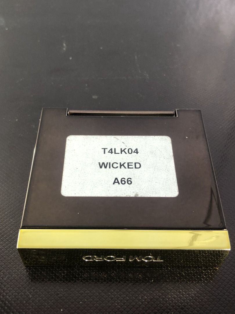 Tom Ford T4LK04 Wicked A66 (No Box) (Category: Makeup) located in Manila. Submitted by ghaby30 (Listing ID 1391393820, Image 3). Description: Tom Ford T4LK04 Wicked A66 (No Box) Meet-up Concordia College Pedro Gil Paco (Manila) Delivery Mailing & Delivery shipping fee to be shouldered by the buyer.