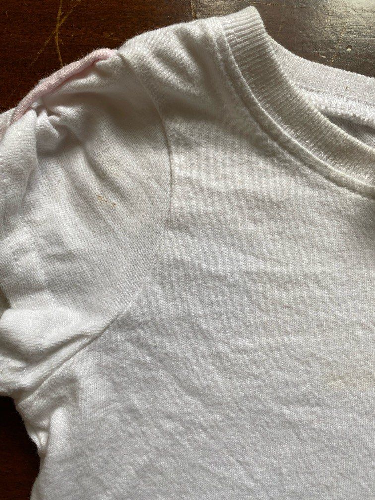 Tommy Hilfiger White Shirt (Category: Babies & Kids Fashion) located in San Mateo. Submitted by ruthb. (Listing ID 1391365953, Image 3). Description: Please see photos for flaws. 18-24 mo on tag Preloved, pls manage your expectations. No orange app checkout..