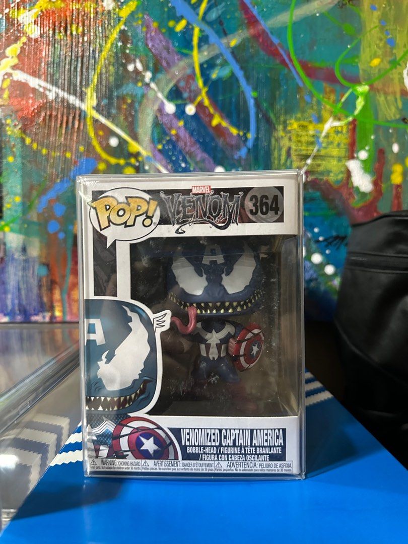 Venomized Captain America Funko Pop (Category: Figurines & Statues) located in Pasig City. Submitted by AnythingPH (Listing ID 1391484766, Image 1). Description: .