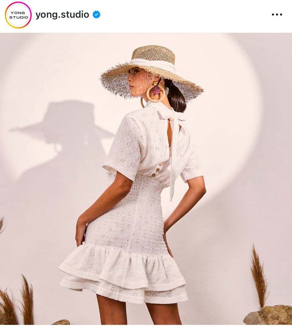 Yong Studio Botswana Dress in White (Category: Dresses) located in Quezon City. Submitted by stgabs (Listing ID 1391518745, Image 1). Description: Used once only.