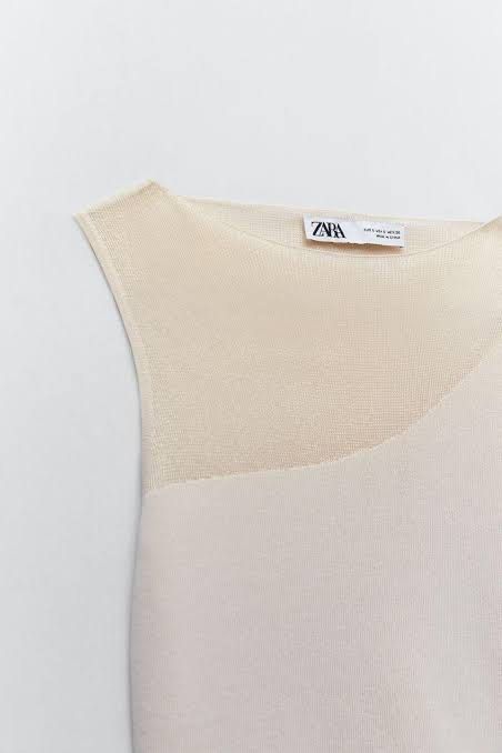 ZARA Asymmetric Knit Top (S) (Category: Longsleeves) located in Quezon City. Submitted by michaelacd (Listing ID 1391505436, Image 2). Description: ZARA Asymmetric Knit Top size: Small (smallest size - fits xs-s) - brand new without tag, already washed - cute and unique top! RFS: decluttering.