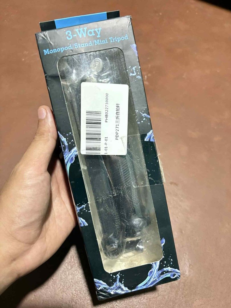 3 Way Action Camera Stick (Category: Tripods & Monopods) located in Quezon City. Submitted by jn2497 (Listing ID 1391617841, Image 3). Description: Bought from Rakuten online. 3 Way Action Camera Stick. Could be used as monipod, tripod and can bend to diff angles. Price negotiable RFS: Extra stick, not being used. SF shouldered by buyer..