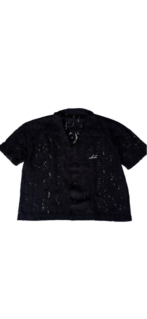 Ab clothing lace polo black (Category: Tshirts & Polo Shirts ) located in Makati City. Submitted by shopfashionarchives (Listing ID 1391698930, Image 1). Description: Size medium 25 L 22 W.