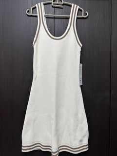 sachin and babi light blue dress Tennis Club Sweater Knit Dress - Pink Wild Rose/White