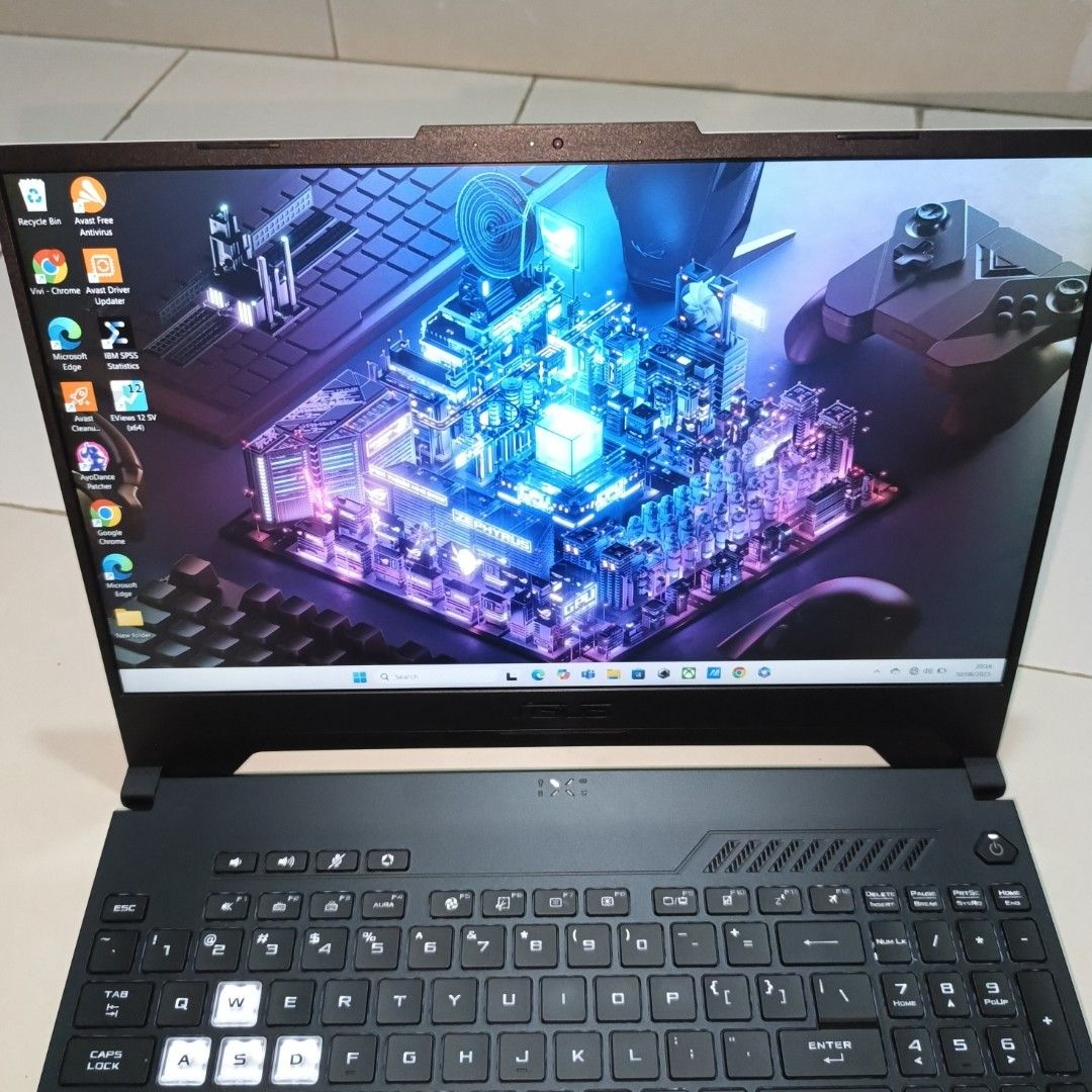 ASUS TUF Dash F15 Moonlight White FX517ZC-I735B8W-O •HARGA BISA