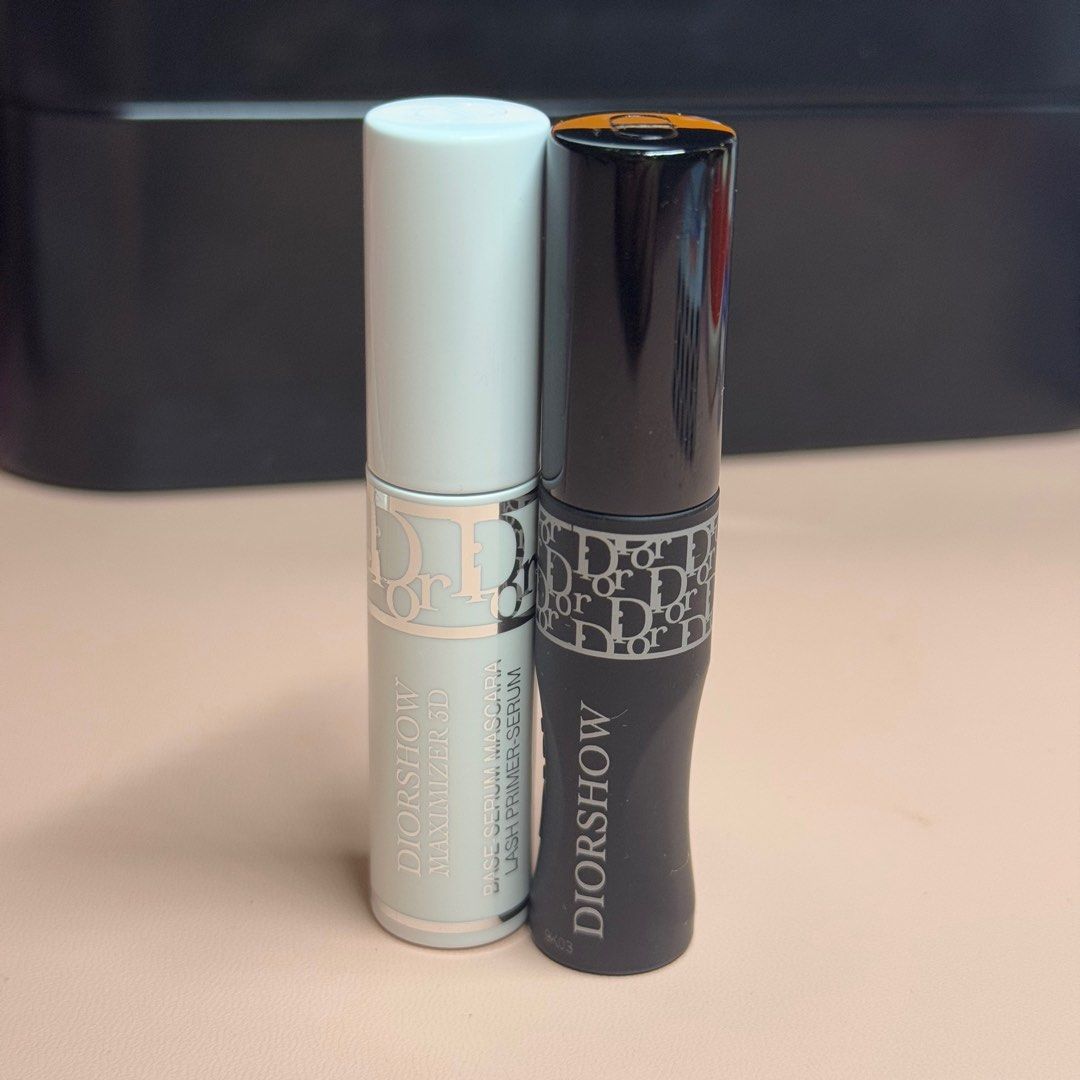 Authentic DIOR Mini Mascara and Lash Serum Set (Category: Makeup) located in Mapandan. Submitted by ljnnjm423 (Listing ID 1391578757, Image 1). Description: Selling DIOR Minis Mascara & Lash Serum Set for 2,500 DIOR Diorshow Pump N’ Volume HD Mascara (Mini 4grams) DIOR Diorshow Lash Primer-Serum (Mini 4ml) Payment first before shipping. I do not offer COD/COP. Payment via MAYA / BANK TRANSFER (UB or BPI). Shipping (Shouldered by buyer) via J&T / 