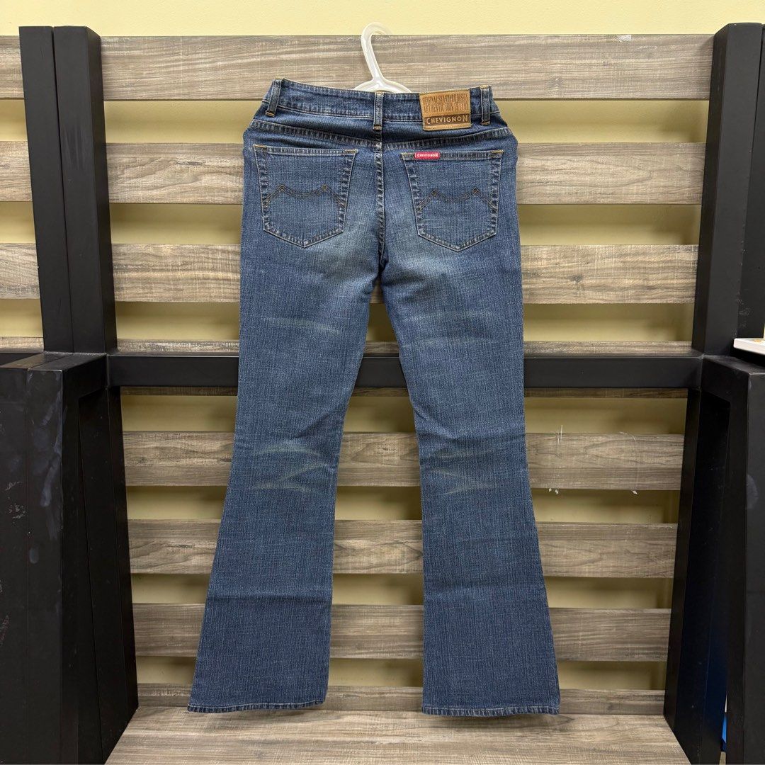 Chevignon Denim Jeans (Category: Jeans) located in Mandaluyong City. Submitted by bestdressedph2025 (Listing ID 1391619063, Image 2). Description: Selling Preloved Clothes! Can Give Discount if Buying Multiple Items! DM for Inquiries Measurements in Inches: Waist: 28 Length: 39 MOP: GCash Location: Mandaluyong Delivery: Lalamove/J&T.