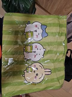 全新ChiikawaX Calbee 帆布袋64245341537410110