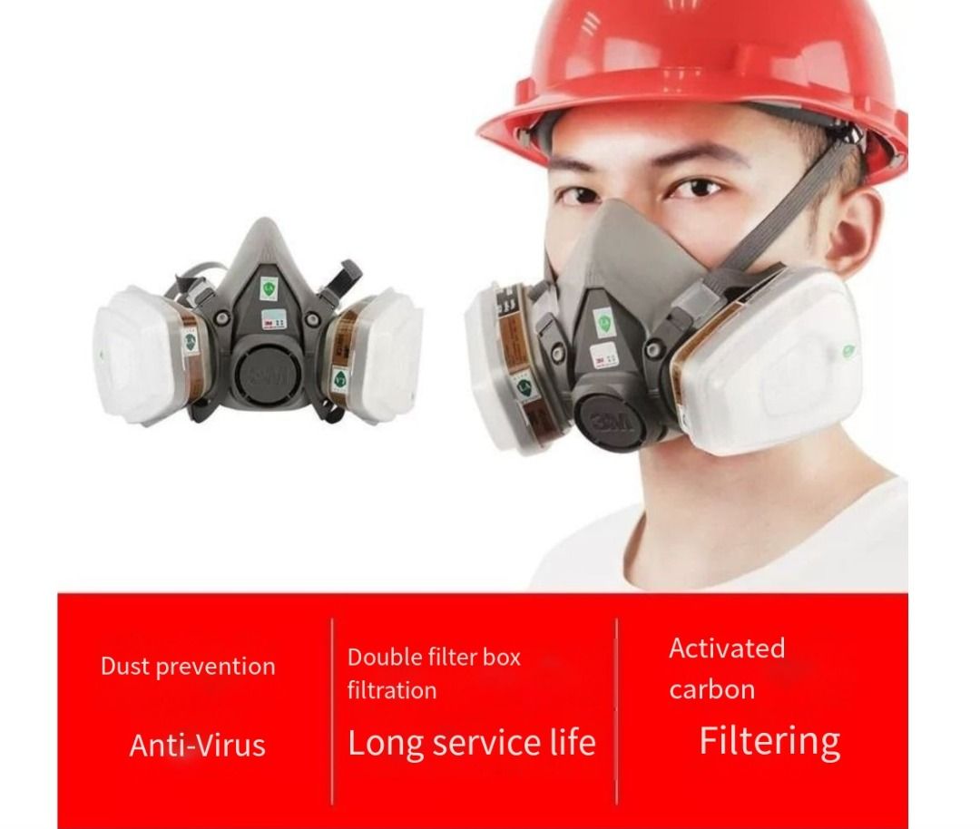 Double-filtered air-purifying mask | Industrial equipment | Dust ...