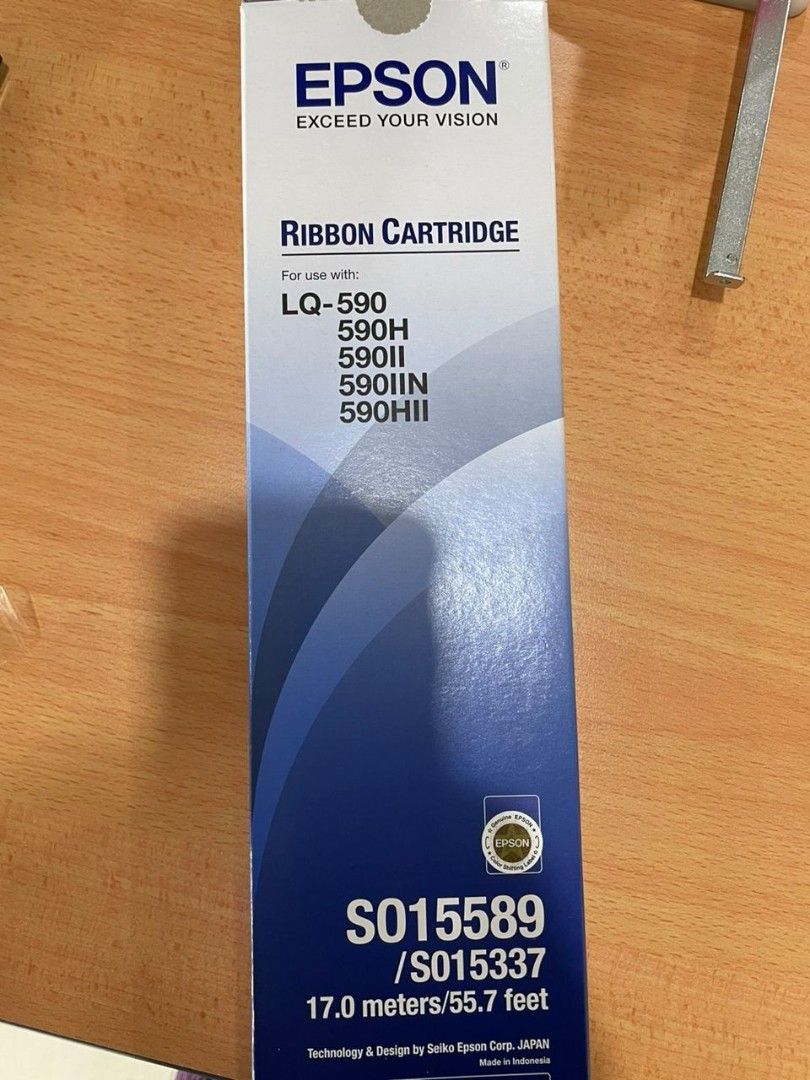 EPSON RIBBON LQ 590 ORIGINAL, Hobbies & Toys, Stationery & Craft ...