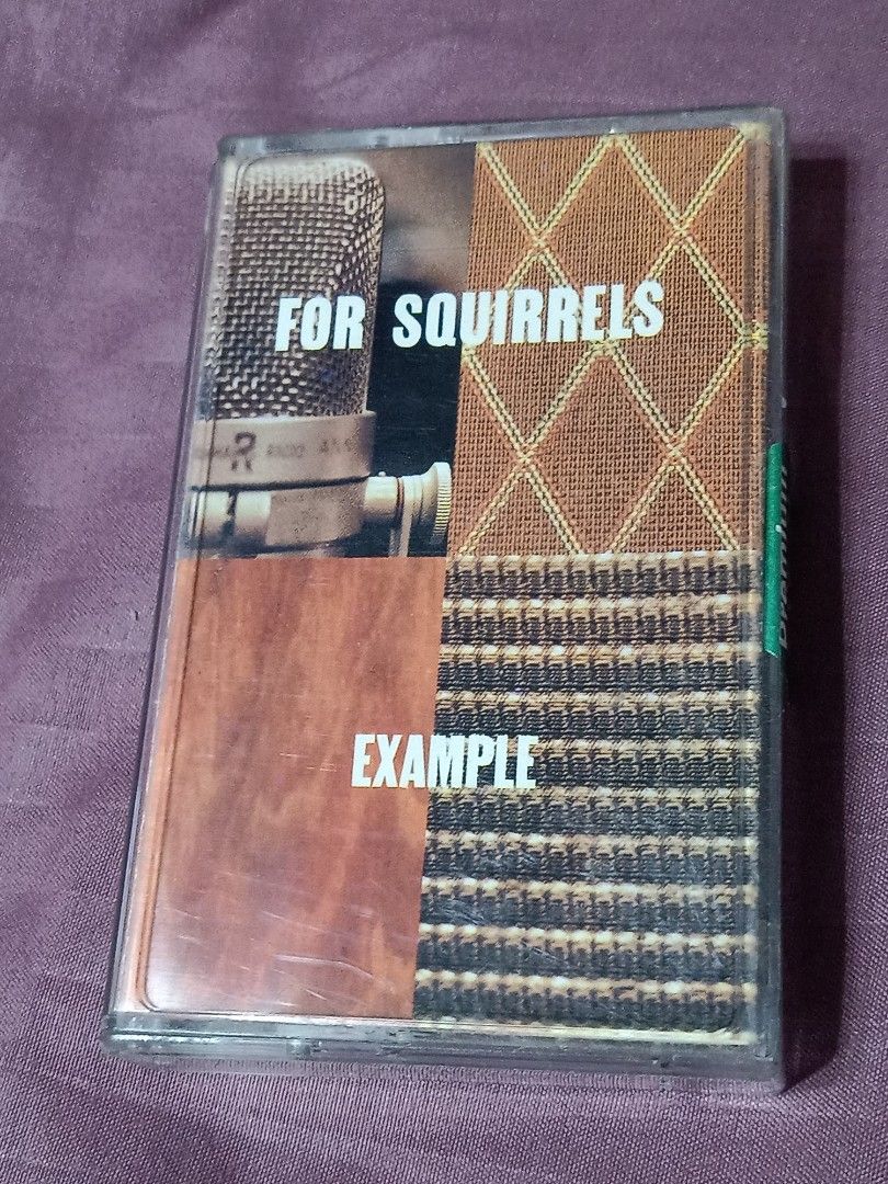 FOR SQUIRRELS - EXAMPLE (PHILIPPINE EDITION) CASETTE TAPE (Category: CDs & DVDs) located in Calamba. Submitted by thekidwholovesvintage (Listing ID 1391562819, Image 1). Description: FOR SQUIRRELS - EXAMPLE (PHILIPPINE EDITION) 🇵🇭 CASETTE TAPE 🎧🔥 WITH A SMASH HIT "MIGHTY K.C." ...A MOVING TRIBUTE TO KURT COBAIN 💛 GOOD CONDITION 🚚 FREE SHPPING.