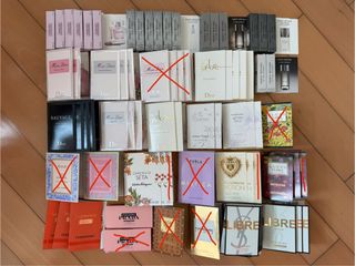 Gucci  Dior Issey Miyake YSL Narciso Ferragamo  試管香水 perfume sample 版仔64242128417154110