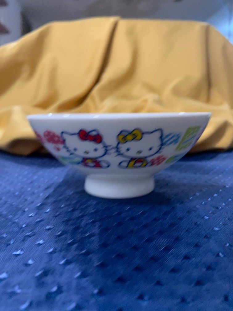 Hello kitty ceramic small bowl for the rice (Category: Dinnerware & Cutlery) located in Manila. Submitted by hellokitty_mnl (Listing ID 1391653347, Image 1). Description: Without box .