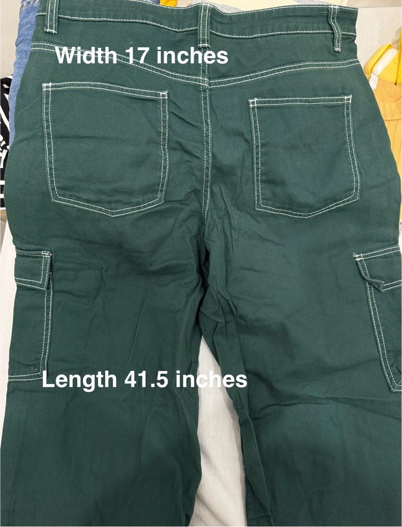H&M Green Cargo Pants, Green Jeans (Category: Jeans) located in Manila. Submitted by mandu03 (Listing ID 1391567210, Image 2). Description: .